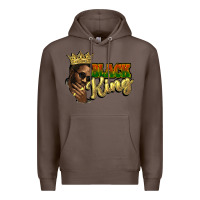 Coffee Black king Premium Hoodie - HowdyJamesFarm