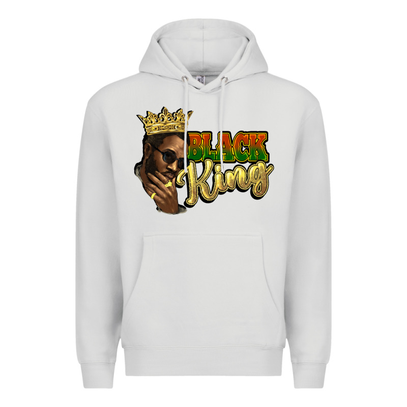 Black King Premium Hoodie by HowdyJamesFarm | Teevron