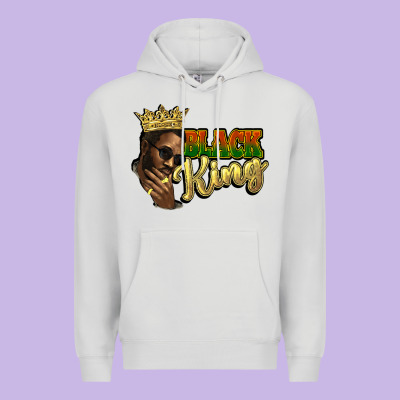Black King Premium Hoodie Designed By Howdyjamesfarm