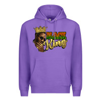 Purple Black king Premium Hoodie - HowdyJamesFarm