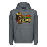 Rock Black king Premium Hoodie - HowdyJamesFarm