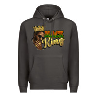 Smoke Black king Premium Hoodie - HowdyJamesFarm