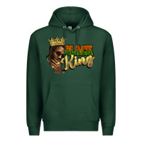 Sports Green Black king Premium Hoodie - HowdyJamesFarm