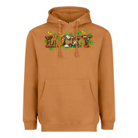 Meerkat St. Patrick's Western lucky and shamrocks Heavyweight Hoodie - OliviaCreatesArt