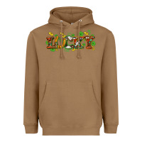 Toasted Coconut St. Patrick's Western lucky and shamrocks Heavyweight Hoodie - OliviaCreatesArt