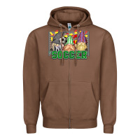 Chestnut soccer gnomies Zipper Hoodie - HowdyJamesFarm