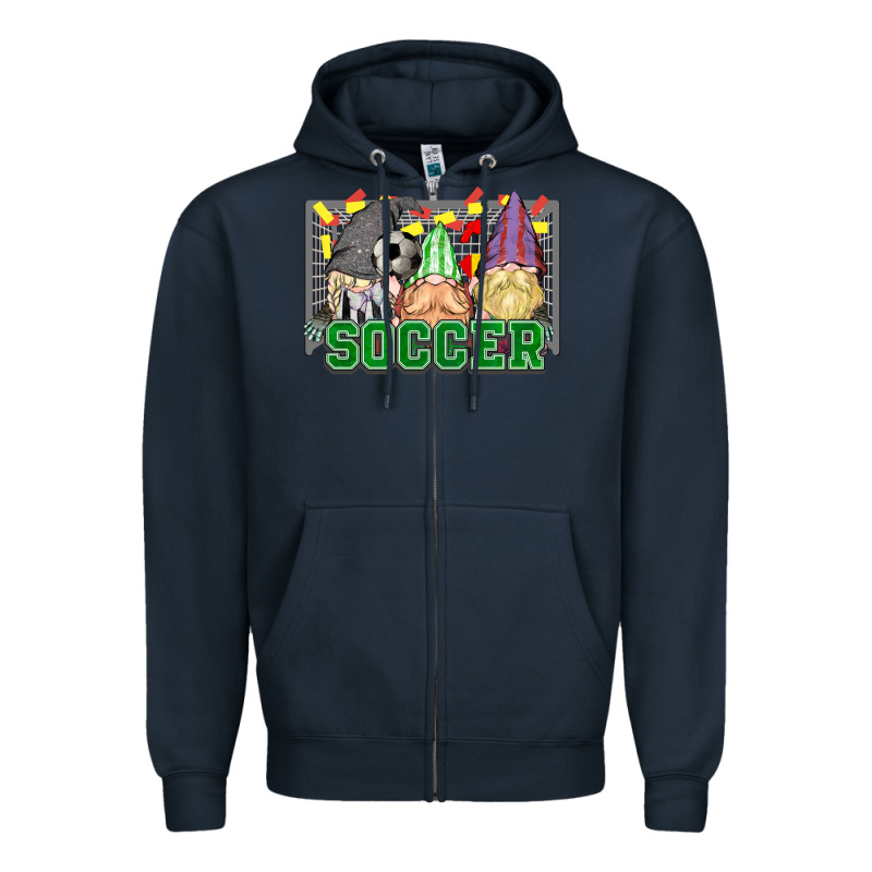 Soccer Gnomies Zipper Hoodie by HowdyJamesFarm | Teevron