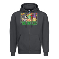 Smoke soccer gnomies Zipper Hoodie - HowdyJamesFarm