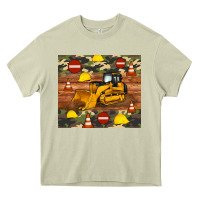 Mossy bulldozer camouflage tumbler Heavy Core Tee - Artiststas