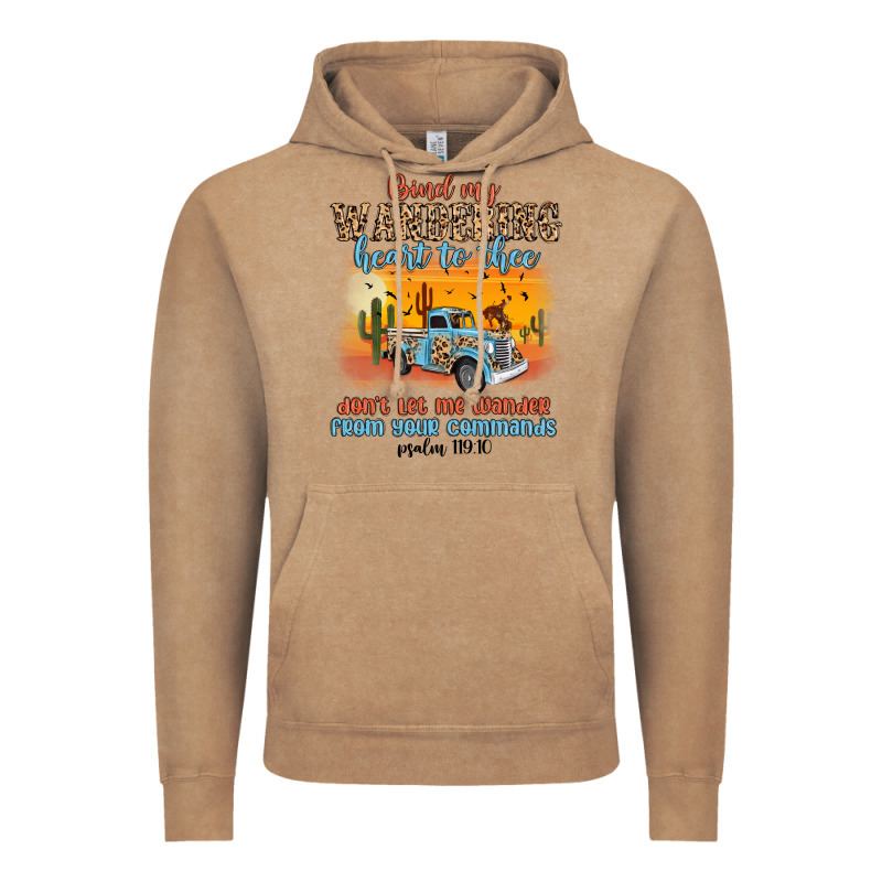 Bind My Wandering Heart To Thee Vintage Hoodie by MaliasSmallBusiness | Teevron