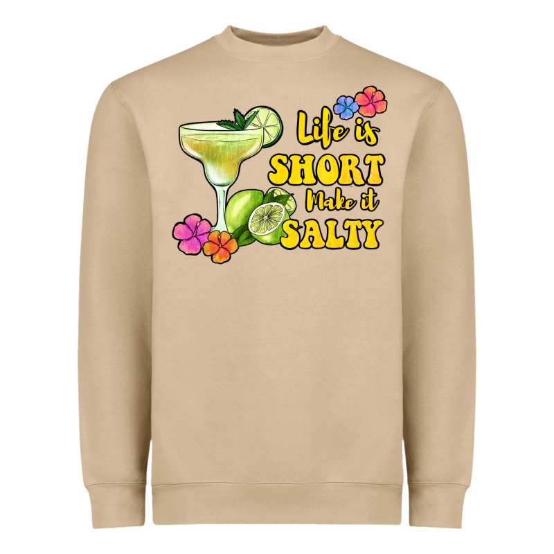 Life Is Short Make It Salty Heavyweight Sweatshirt by Jasminsmagicworld | Teevron