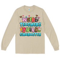 Mushroom weird teachers build character Long Sleeve Tee - Artiststas