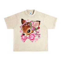 Sandshell reindeer head christmas Urban Heavy Tee - MaliasSmallBusiness
