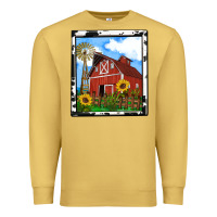 Antique Gold rustic western barn olivia Premium Sweatshirt - OliviaCreatesArt