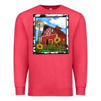 Cardinal rustic western barn olivia Premium Sweatshirt - OliviaCreatesArt