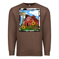 Chestnut rustic western barn olivia Premium Sweatshirt - OliviaCreatesArt