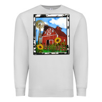 Dove Grey rustic western barn olivia Premium Sweatshirt - OliviaCreatesArt