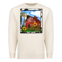 Sandshell rustic western barn olivia Premium Sweatshirt - OliviaCreatesArt