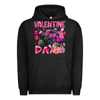 Pigment Black Valentine Day Urban Hoodie - CowhideDigitalArt