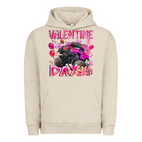 Pigment French Oak Valentine Day Urban Hoodie - CowhideDigitalArt