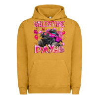 Pigment Peanut Butter Valentine Day Urban Hoodie - CowhideDigitalArt