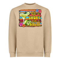 Mushroom life is short make it salty Heavyweight Sweatshirt - Jasminsmagicworld