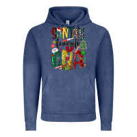 Vintage Denim santas favorite cna nurse Vintage Hoodie - MaliasSmallBusiness