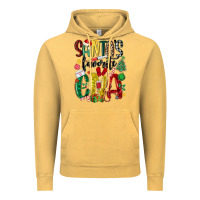 Vintage Mustard santas favorite cna nurse Vintage Hoodie - MaliasSmallBusiness
