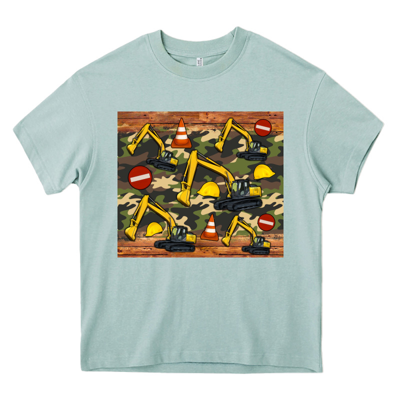 Excavator Camouflage Heavy Core Tee by Artiststas | Teevron