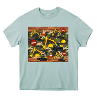 Arona excavator camouflage Heavy Core Tee - Artiststas