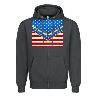 Smoke glitter american flag Zipper Hoodie - TumblerDesignByShophia