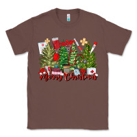 Chestnut merry christmas nurse trees Classic Tee - MaliasSmallBusiness