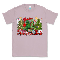 Lilac merry christmas nurse trees Classic Tee - MaliasSmallBusiness