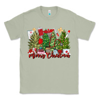 Matcha merry christmas nurse trees Classic Tee - MaliasSmallBusiness