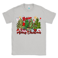 Moon Dust merry christmas nurse trees Classic Tee - MaliasSmallBusiness