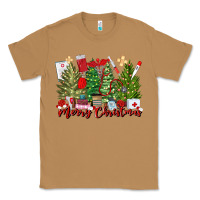 Toasted Coconut merry christmas nurse trees Classic Tee - MaliasSmallBusiness