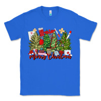 True Royal merry christmas nurse trees Classic Tee - MaliasSmallBusiness