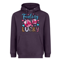 Plum feeling lucky valentine's day olivia Heavyweight Hoodie - OliviaCreatesArt