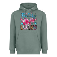 Sage feeling lucky valentine's day olivia Heavyweight Hoodie - OliviaCreatesArt