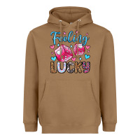 Toasted Coconut feeling lucky valentine's day olivia Heavyweight Hoodie - OliviaCreatesArt