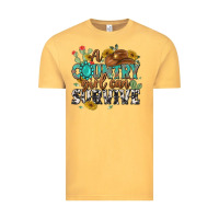 Vintage Mustard a country girl can survive Vintage Tee - MaliasSmallBusiness