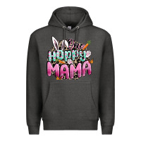 Charcoal Heather One hoppy mama Easter Day Premium Hoodie - CowGirlArtShop