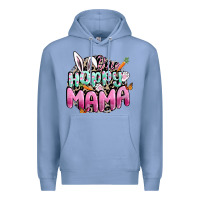 Colony Blue One hoppy mama Easter Day Premium Hoodie - CowGirlArtShop