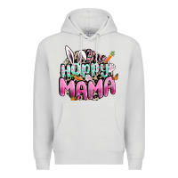 Dove Grey One hoppy mama Easter Day Premium Hoodie - CowGirlArtShop