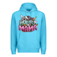 Ocean Blue One hoppy mama Easter Day Premium Hoodie - CowGirlArtShop