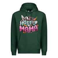 Sports Green One hoppy mama Easter Day Premium Hoodie - CowGirlArtShop