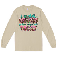 Mushroom i match energy so how we gon' act Long Sleeve Tee - Artiststas