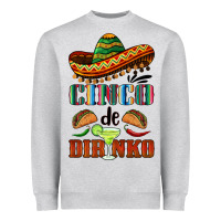 Heather Grey cinco de dirinko sombrero Heavyweight Sweatshirt - BarkalooDesign
