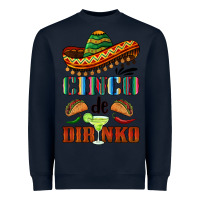 Navy cinco de dirinko sombrero Heavyweight Sweatshirt - BarkalooDesign