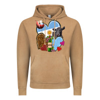 Vintage Camel Argentina hearts Vintage Hoodie - NancyCooperArtShop